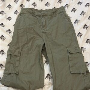 Forever 21 Olive Cargo Joggers